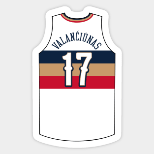 Jonas Valanciunas New Orleans Jersey Qiangy Sticker